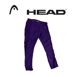 Head Purple Yoga Leggings. Sz S